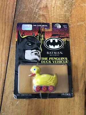Vintage Batman Returns The Penguin's Duck Vehicle Die Cast Metal ERTL New READ! - Image 1 of 4
