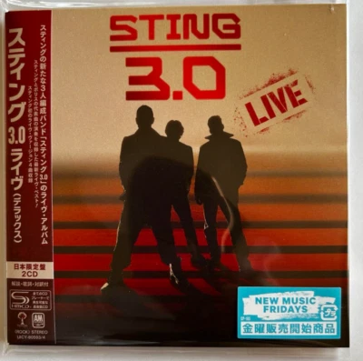 Sting 3.0 Live Limited Edition 2 SHM-CD Deluxe Version Japan Foto 1 de 3