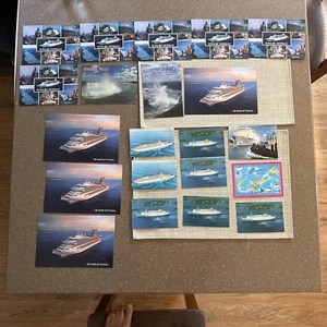 Lot of 21 Vintage Postcards Cruises Ocean Liners Bermuda Niagra Falls Travel - Picture 1 of 8