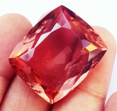 Loose Gemstone 56.00 Ct Quartz Color Changing Cushion Shape Certified - Image 1 of 4