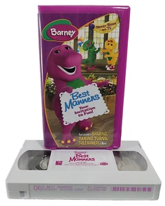Barney Beste Manieren VHS Clamshell Teilen abwechselnd Bitte Danke Respekt - Bild 1 von 6