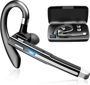 Auricolare Bluetooth, 64 Ore Di Conversazione in HD CVC8.0 Cuffie Bluetooth Sing - Zdjęcie 1 z 12