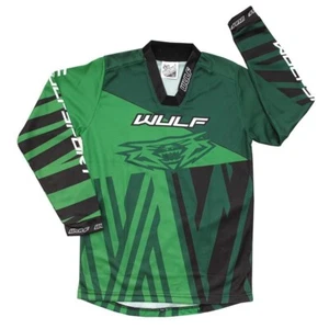 Nueva camiseta Wulfsport Niños VERDE 11-13 Años Motocross para KX QUAD Juventud - Imagen 1 de 1