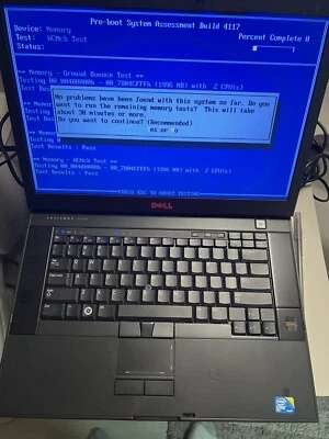 (3) Portátiles Dell Latitude E6500 Core 2 Duo P8700 2 GB RAM - Sin disco duro, con baterías Foto 1 de 4