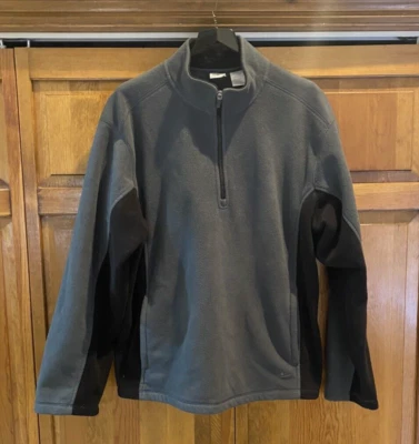 Men's ATHLETIC WORKS Jacket, 1/4 zip Fleece Size Large 42/44 - Image 1 of 4
