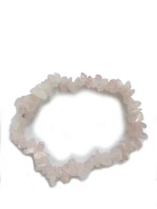 Splitter Armband Band | Rosenquarz Stein Edelstein | Heilstein Splitterarmband - Bild 1 von 1