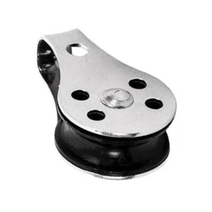 Stainless Steel Marine 316 Block Rope Pulley Nylon Sheave Sailing Kayak Boat - Picture 1 of 6