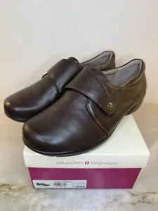 Naturalizer donna pelle marrone Calinda Oxford taglia 11WW comfort boho antiscivolo - Foto 1 di 7