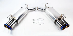 Silenciadores de punta de 3" de escape trasero quemados para Infiniti M35 M45 2006-2010 - Imagen 1 de 3