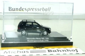 Busch Mercedes Benz ML 320 Bundespresseball H0 1:87 OVP HC4 µ - Picture 1 of 6