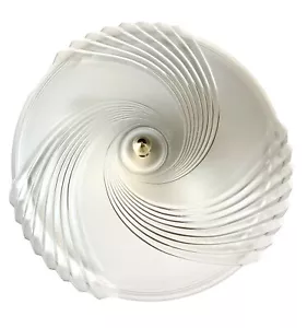 Vtg/Antique 1940's-50’s Art Deco Nouveau Glass Light Fixture - Picture 1 of 24