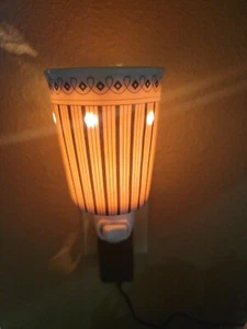 Retired Scentsy Warmer Wall Plug In Size Stripe used with box - Picture 1 of 5