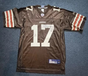 Cleveland Browns - Brian Sipe #17 Reebok Jersey - Brown Size Medium Vintage - Picture 1 of 4