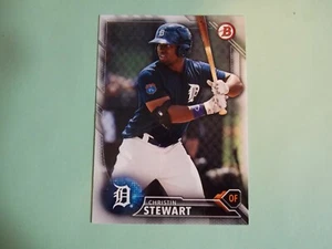  2016 BOWMAN DRAFT BD-141 CHRISTIN STEWART PROSPECT   DETROIT TIGERS - Picture 1 of 2