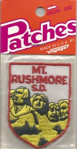 Vintage Voyager Emblem MT RUSHMORE S.D. Bestickte Jacke Patch Abzeichen GRATIS S/H! - Bild 1 von 2