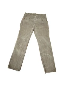 Pantalones de mezclilla Jag Jeans para mujer 10 tiro alto pierna recta pantalones de mezclilla de pana beige - Imagen 1 de 9