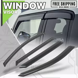 Smoke Window Visor Shade Vent Sun Wind Rain Deflector Guard fit 07-10 Kia Rondo - Picture 1 of 6