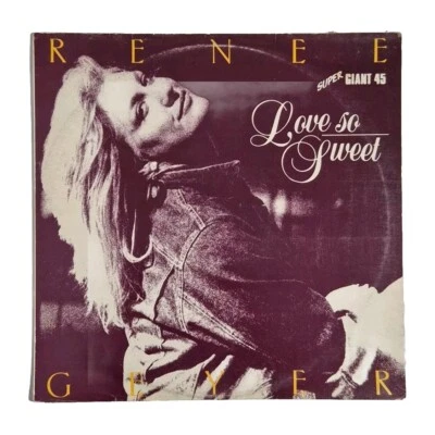 RENEE GEYER - 'Love So Sweet' 12" Vinyl Single Record 1982 AUST. PRESSING - Image 1 of 4