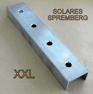 1x profile connector 1 piece long for 40x40 aluminium profile L1-L10 mounting profile XXL - Picture 1 of 4
