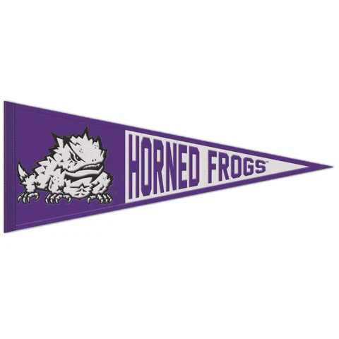 WinCraft TCU Horned Frogs 13" x 32" Wool Primary Logo Pennant Cover