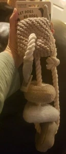 LAMBWOLF COLLECTIVE BLOCS Set Of Four Creative Play Objects On Rope W/Squeakers - Picture 1 of 5
