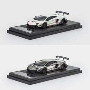 Modelo estrella 1:64 Liberty Walk Aventador LP700-4 LBWK 2.0 cromo diecast modelo de coche - Imagen 1 de 10