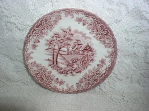 Churchill Made in England The Brook Pink Saucer Cup Plate EXCELLENT condition - Bild 1 von 3