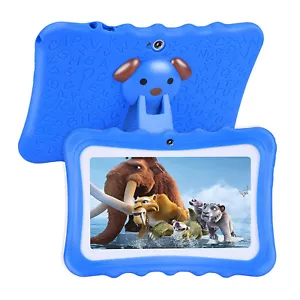 7" Kids Tablet Android Dual Camera WiFi Education Game PC Tablets for Boys Girls - Picture 1 of 30