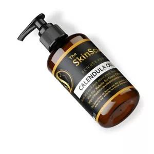 Aceite infundido de caléndula - utilizado para masajes, cremas, lociones - aceite herbal natural - Imagen 1 de 3