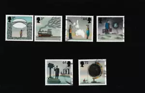 Great Britain 2007: World of Invention Self Adhesive Set of Used of 6 Stamps - Picture 1 of 1