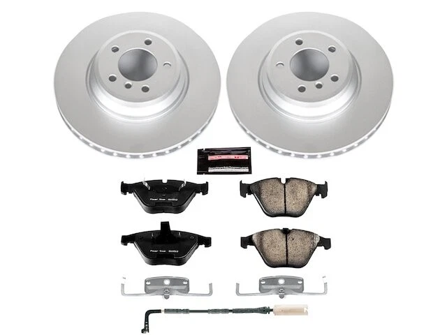 Kit de pastillas de freno delanteras y rotor para 07-10 BMW 335i xDrive 335xi DQ34D5 Foto 1 de 1