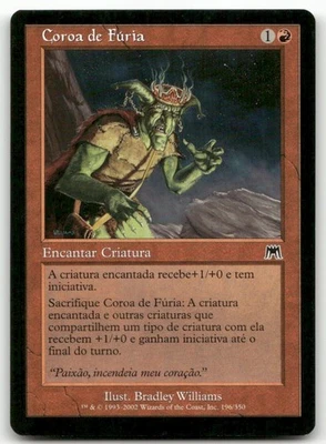 Crown of Fury Onslaught MTG Portuguese Lightly Played - Image 1 of 2