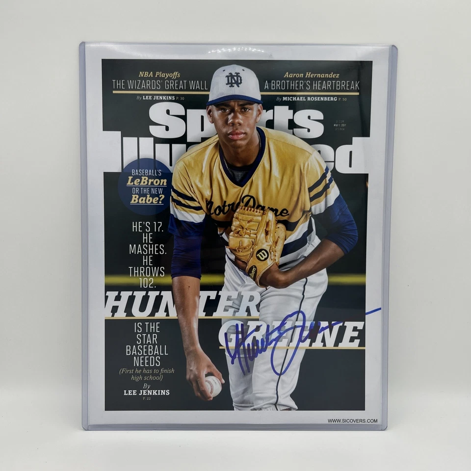 Hunter Greene Signed Sports Illustrated Cover 11x14 - Image 1 of 1