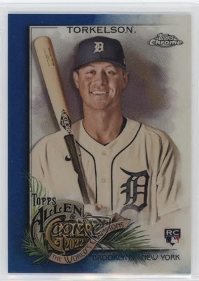 2022 Topps Allen & Ginter Chrome Blue Refractor /150 Spencer Torkelson Rookie RC - Image 1 of 2