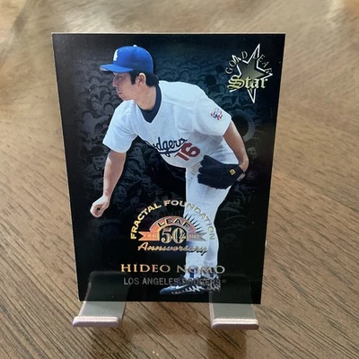 Leaf Fractal Foundations 1998 #176 Hideo Nomo Los Angeles Dodgers/3999 Foto 1 de 2