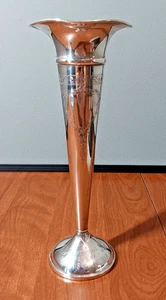 Vintage Hamilton Sterling Bouquet Vase Dog Trophy Bar Harbor Michigan 1937 - Picture 1 of 15