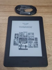 Amazon Kindle Paperwhite 7th Generation, 6” Display, 4GB WiFi & 3G Black (0KT7) - Afbeelding 1 van 7