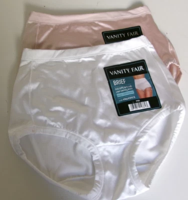 Calzoncillo Two Vanity Fair segunda piel moldeadora corte alto talla 7 blanco estilo desnudo 48301 Foto 1 de 2