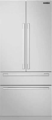 Refrigerador inteligente SKS SKSFD3604P 36" listo para panel incorporado de 4 puertas puerta francesa Foto 1 de 4