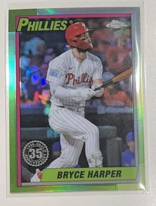 Inserto 2025 Topps Chrome Bryce Harper Philadelphia Phillies 1990 #90CB-12 - Foto 1 di 1