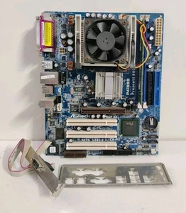 Asrock P4i65G CPU Intel Motherboard socket 478 Computer Vintage + Pentium 4 ✅ - Photo 1/4
