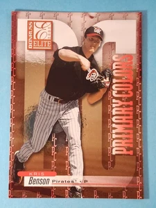 2001 Donruss Elite Primary Colors RED Kris Benson Pirates #PC-39 162/975 ⚾ - Picture 1 of 2
