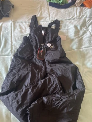 Macacão ZeroXposur Ski Snow Bib preto inverno isolado médio 10/12 - Imagem 1 de 4