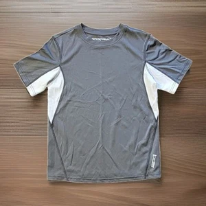 XeroXposur Boys Size L Gray Short Sleeve Swim Shirt Sun Protection 50+ - Picture 1 of 6