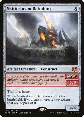 MTG Skitterbeam Battalion The Brothers' War 165/287 Regular Mythic - Image 1 of 3