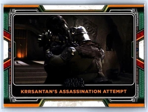 2022 Topps Star Wars Galactic Outlaw #46 Krrsantan's Assassination Attempt - Bild 1 von 2
