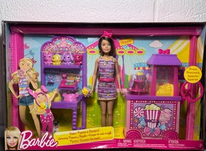 2012 Barbie Sisters Popcorn & Souvenirs Skipper Puppe rosa Haarsträhnen selten - Bild 1 von 9