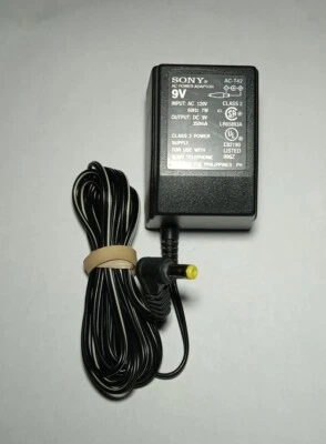 Adaptador de corriente alterna para teléfono Sony AC-T42 DC 9 V 350mA  Foto 1 de 3