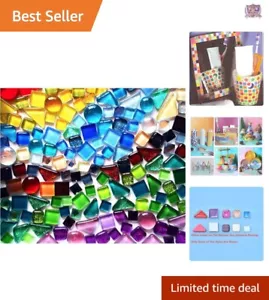 Versatile 500g Glass Mosaic Tiles - Irregular Shapes for Creative Home Touch - Picture 1 of 10