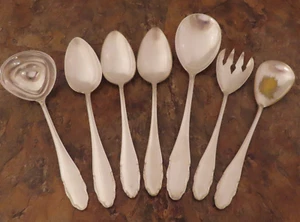 WMF 2200 Germany Set of 7 Serving Pieces Friodur Silverplate Flatware Lot D - Picture 1 of 8